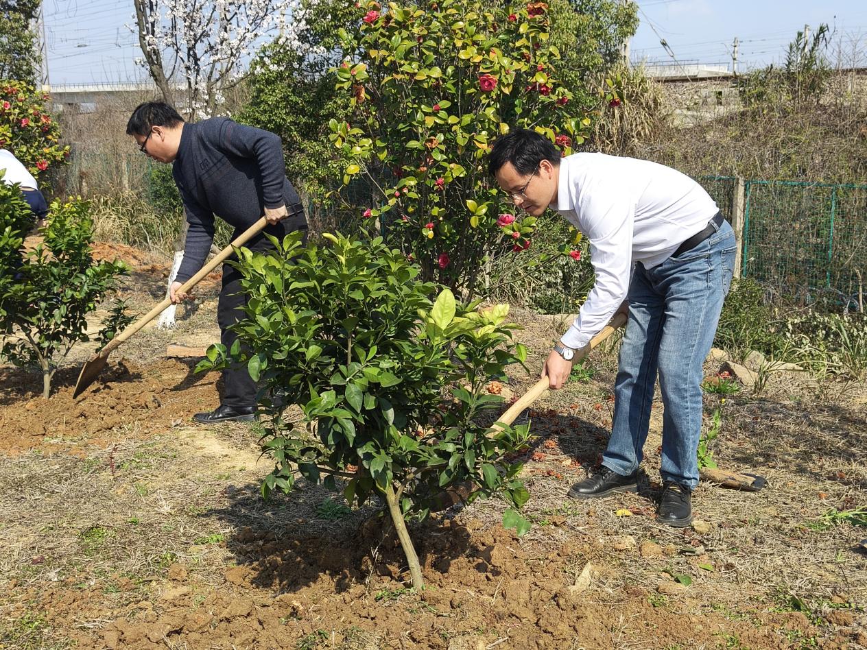 南昌向远轨道技术学校开展植树节主题实践活动